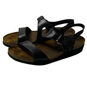 Naot Pamela Black Slingback Sandal